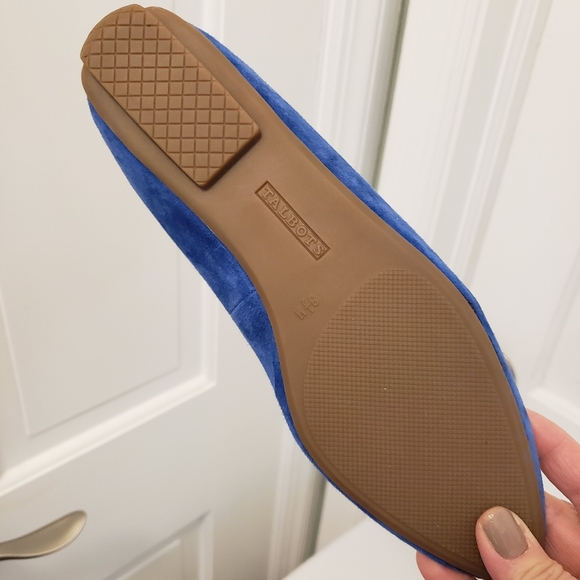 NWOB Talbots Royal Blue Suede Tassel Francesca Loafers Size 8.5 Business Casual - Picture 16 of 16